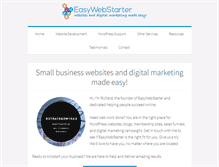 Tablet Screenshot of easywebstarter.com